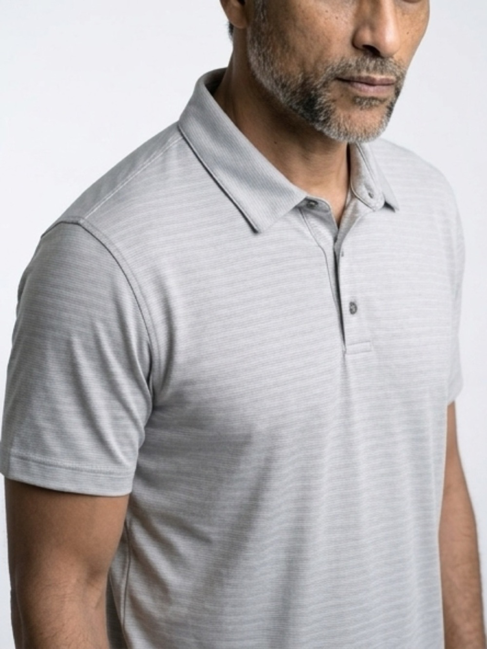 Bolle Men's Light Gray Polo Shirt